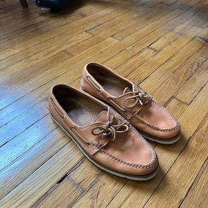 Sperry Gold Cup Authentic Handcrafted in Maine Boat Shoe - Size 10 US - Natural